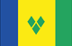 St. Vincent und die Grenadinen Flag